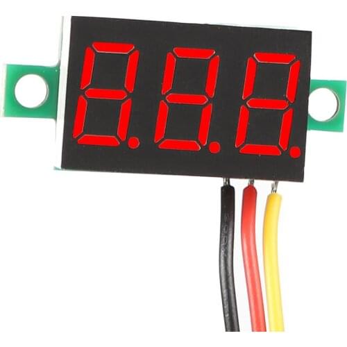 0.36 inch 3 Digit Display Voltmeter Mini LED Digital Panel Good Stability and High Measurement Accuracy Volt Voltage Meter