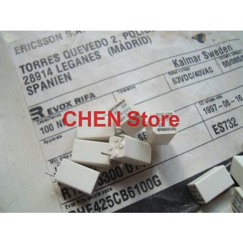 10PCS Sweden RIFA PHE425 63V 0.1UF 0.047UF 0.068UF 0.033UF 100V Diagonal Tin film audio frequency capacitor 473 104 683 333/100v