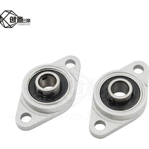 4PCS/lot KFL08 KFL000 KFL001 KFL002 Bore 8mm 10mm 12mm 15mm Pillow Block Bearing Cast Housing Self-aligning Pillow Bearing