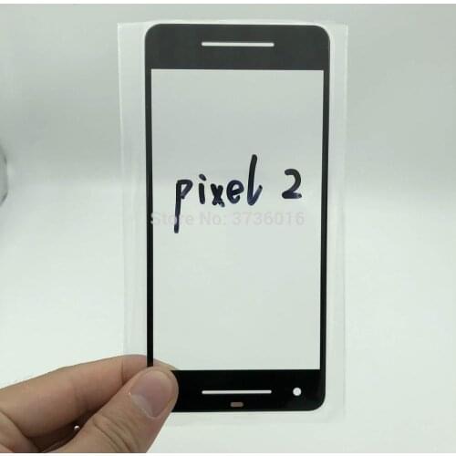 5Pcs Glass With OCA For Google Pixel 2 Cracked Glass Replacement Repair Dsiplay Sscreen Outher Glass Change