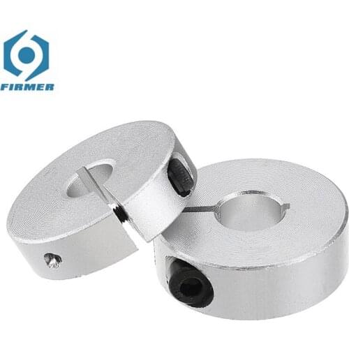 8/10/12/16/20/25mm Linear Rail Shaft Stop Collar SC Shaft Limit Fixing Ring CNC Parts For Fixed Linear Rail Shaft Linear Bearing
