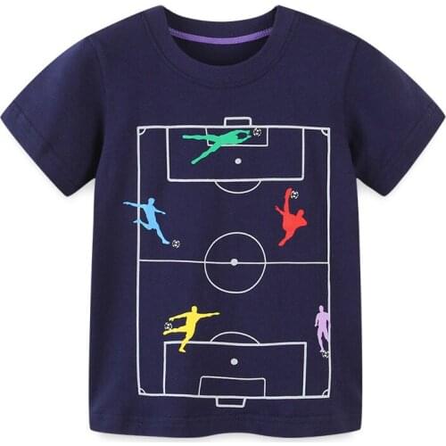 Bambino 2021 New Tees of Children 2-7 Years Cartoon Pure Cotton T shirt for Kids Boys Tops Clothing Baby Clothes Child Costume