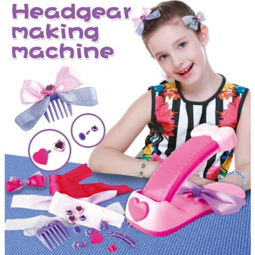 Hair Bow Maker Kit for Girls to Create The Bowknot Craft Activity Ages 7 And Up