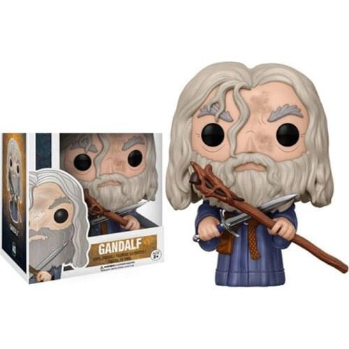 Funko The Lord Of The Ring Gandalf 443# Action Toy Figures 10cm Pvc Collection Vinyl Figure Doll Model Toys for Children
