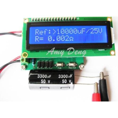 ESR capacitor line detector tester ESR meter + milliohmmeter