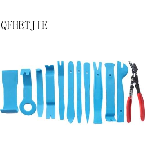 QFHETJIE New Light Blue Car Audio Door Panel Disassembly Tool 12-piece Set of Internal Disassembly Tool