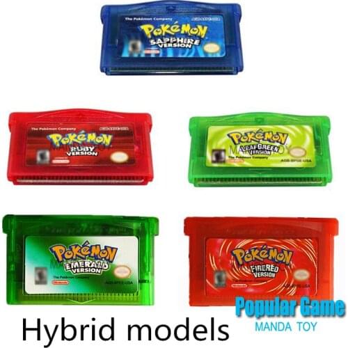 10pcs/lot GBA GAame Poke Collective Edition Video Game Cartridge Console Card for Game Boy Advance English Version