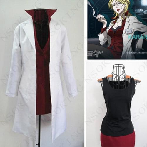 Anime Psycho-Pass Analyst Karanomori Shion Cosplay Costume Custom Made
