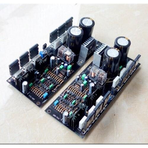 KYYSLB A60 300W 4-8ohm AC12V Current Feedback Amplifier Board Kit Good Taste High and Low Frequency Density Amplifier Board Kit
