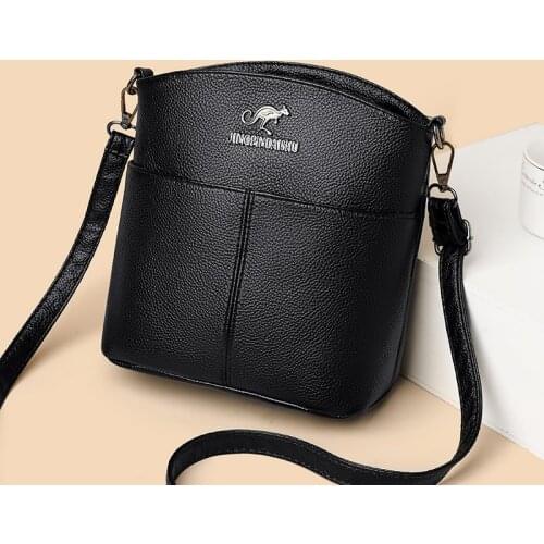 Soft Leather Small Crossbody Bags for Women 2021 New Simple Messenger Bags Designer Casual Shoulder Bags Small Phone Bag Sac