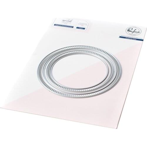 AliliArts Metal Cutting Dies stitched circle frame diy Scrapbooking Photo Album Decorative Embossing PaperCard Crafts Die 2020