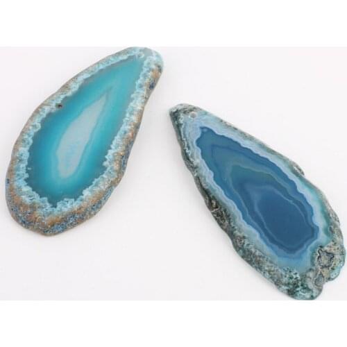 Irregular Nature Stone Pendant DIY Necklace Bracelet Girl Gift