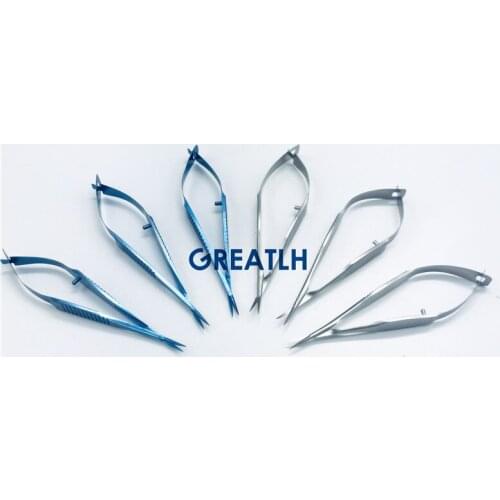 Ophthalmic Microsurgery 8.5cm Venus Scissors Tools Stainless Steel/ Titanium Alloy Scissors Animal Experiment Tool