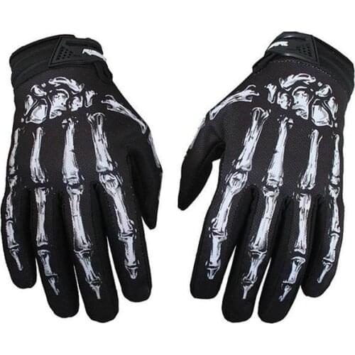 Bicycle Full Finger Gloves Motorcycle Riding Winter MTB Cycling Gloves Men Outdoor Sports Ghost Claw Bike Gloves GREEN white