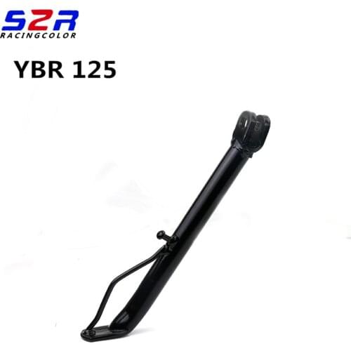 Motorcycle Kickstand Iron Sidestay Side Stand Parking Racks Fit For YAMAHA YBR125 YBR 125 Side support