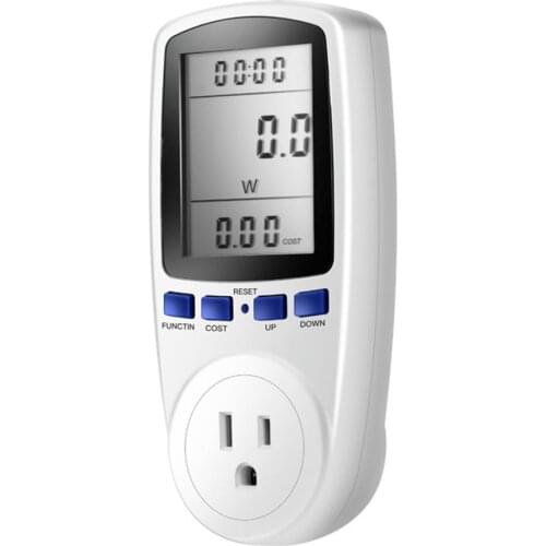 KWE-PMB01 Plug Socket Digital Voltage Wattmeter Power Consumption Watt Energy Meter AC Electricity Analyzer