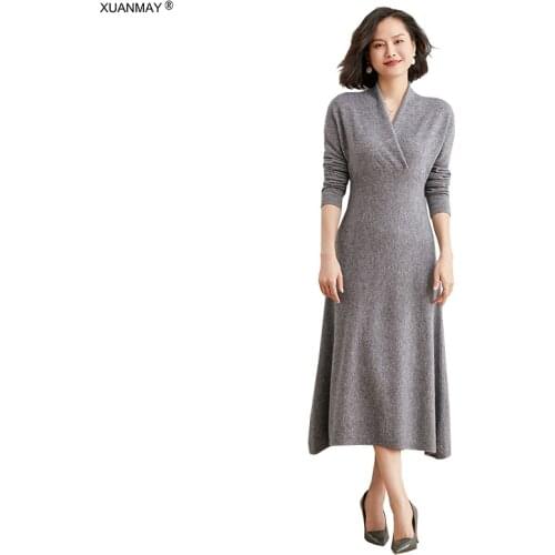 XUANMAY Fashionable Knitted Dresses