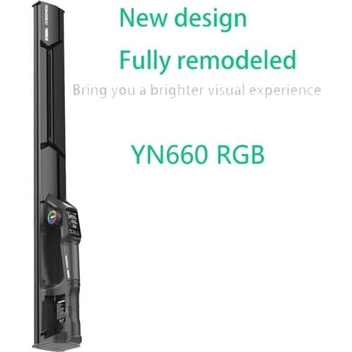 Yongnuo YN660 LED RGB handheld light stick photography light adjustable temperature ice light external shooting video fill light