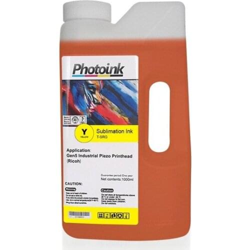 1000 ml YELLOW YELLOW Sublimation Ink for RICOH HEAD (T-SRG) 141041898