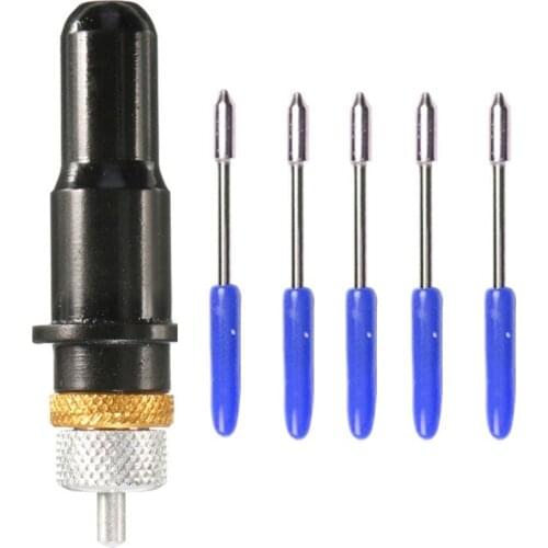 12mm Black Cutting Plotter With 5pcs Blades 30/45/60 Degree for Roland Vinyl Cut