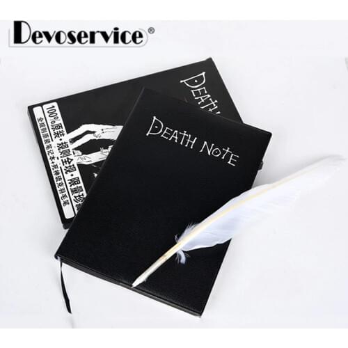 2020 Planner Death Note Notebook Anime Diary Cartoon Book Fashion Theme Ryuk Cosplay Large Dead Note Writing Journal Notebook