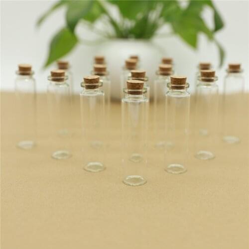 50pcs/lot DIY Mini Glass Bottle With Cork 22*80mm 20ml Tiny Test Tube Jar Spices Small Storage Jars Container Craft Decoration