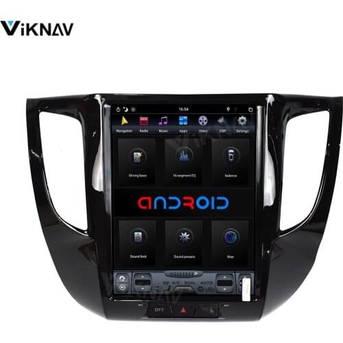 PX6 Android Tesla Style Car Radio GPS Navigation For MITSUBISHI L200 I200 2007-2017 Auto Stereo Tape Recorder Multimedia Player