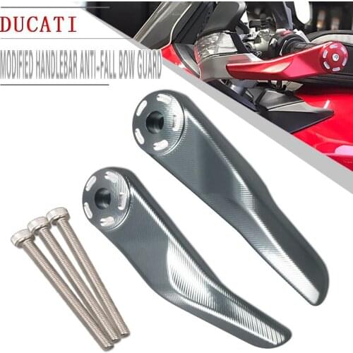 For Ducati Hypermotard 950 796 1100 Hyperstrada 821 939 Motorcycle CNC Aluminum Handlebar Protector Handguards Hand Guard