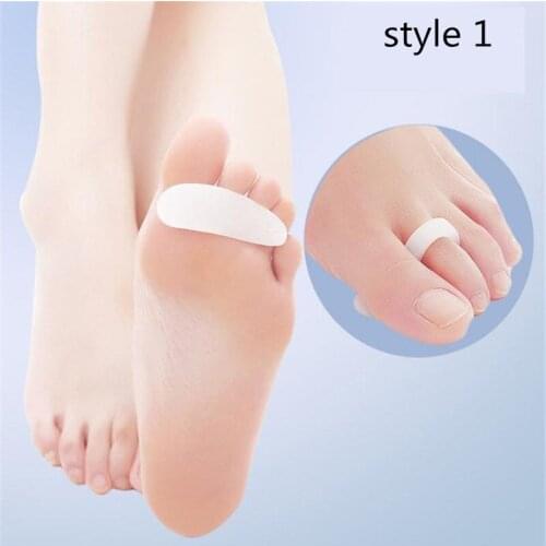 Physical Toe Corrector Bunion Gel Guard Separator Feet Care Pedicure Pad On The Toe Separators Silicone Finger Protector 1 Pair