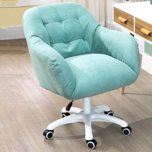Bedroom Lifting Swivel Computer Chairs Home Furniture Sofa Single Backrest Armchair Simple Student Dormitory Office Lazy Chair