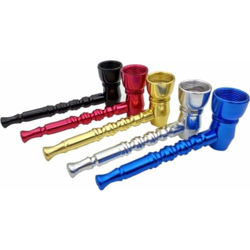 Fashion Personality Smok Metal Pipes Portable Creative Smoking Pipe Herb Tobacco Pipes Gifts Grinder Smoke Random Delivery