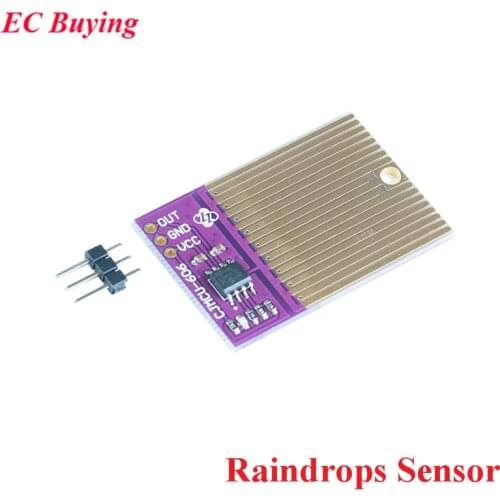 Raindrops Sensor Raindrops Detection Rain Weather Humidity Module Humidity Sensor Module 3.3-5V CJMCU-606 For Arduino