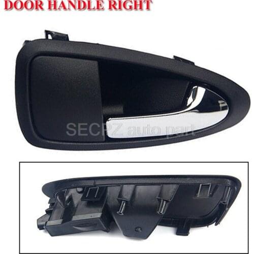 New Black ABS Car Auto Front Interior Right Side Door Handle Inner Accessories 6J0837114A Fit For Seat Ibiza 2009 2010 2011 2012