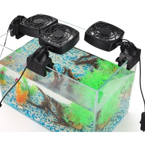 Aquarium Fan Aquarium Chillers Cooling Fan System for Salt Fresh-Water Aquarium Fish Tank Temperature Control Cooling
