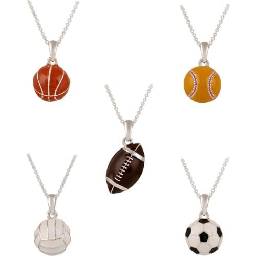 Lureme Alloy Ball Pendant Necklace for Women Men Silver Chain Necklaces Simple Casual/Sporty Jewelry Best Gift Free Shipping
