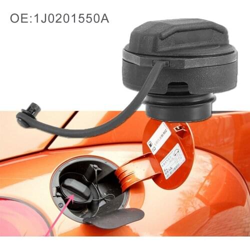 Front Oil Fuel Cap Petrol Diesel Tank Cover Automobile Gasoline Cap Fit for VW Golf Jetta Bora Polo Audi A4 A6 1J0201550A