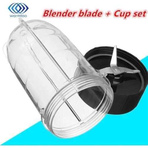 Plastic Stainless Steel Transparent silver black Blender Blade + Cup Set Blender Part Replacement For Magic Bullet