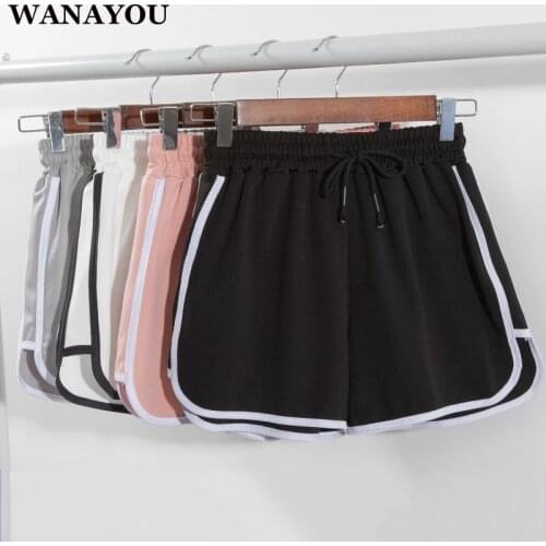 Sports Shorts Women Summer Loose High Waist Yoga Shorts Breathable Comfortable Fitness Workout Shorts Casual Beach Hot Pants