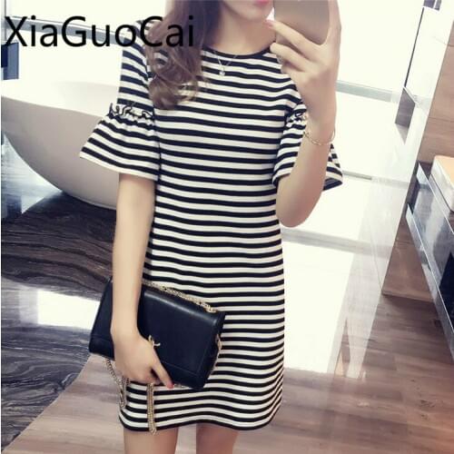 XiaGuoCai Summer Chiffon Dresses