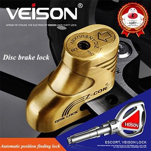 Motorcycle Scooter Disc Brake Locks Motor Bicycle Anti-theft Wheel Disc Brake Locks For Honda Yamaha Suzuki Kawasaki Benelli KTM