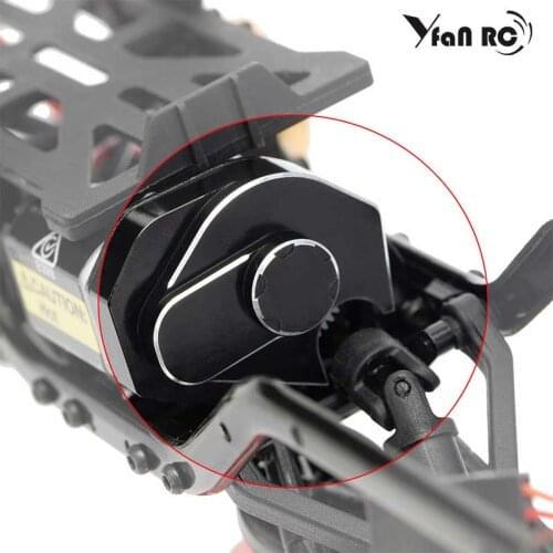 1set Aluminum Gearbox Cover steering gear mount For Axial SCX24 90081