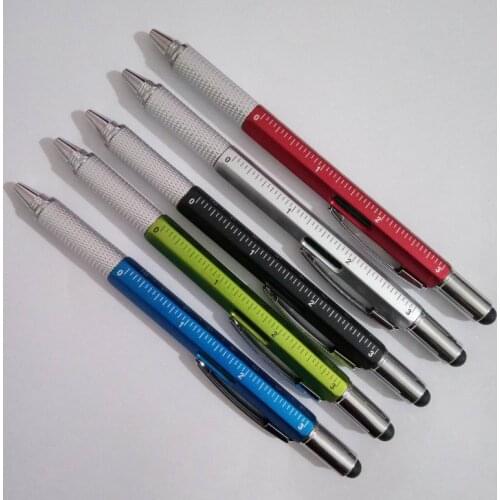 800pc Tool Ballpoint Pen Creative Stationery Screwdriver Ruler Spirit Level Ball Pen Multifunction Canetas Office Promotion Gift
