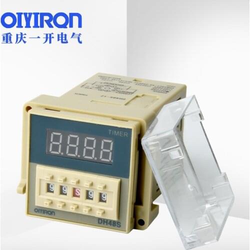 Relais numérique de retardement Programmable de précision AC 220V, Cycle de répétition SPDT avec Base de prise, minuterie de ret