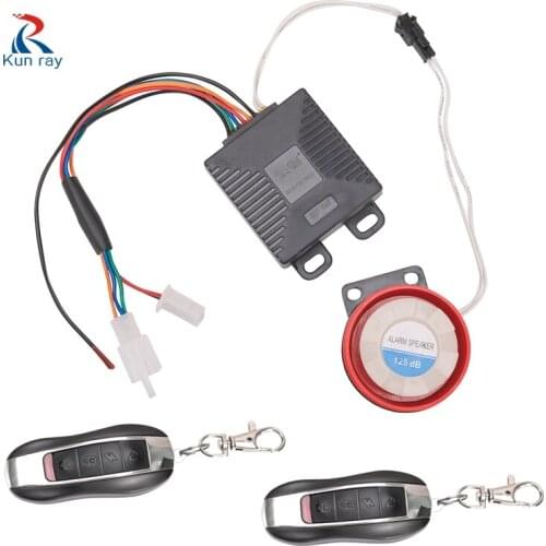 Ebike Anti-theft Alarm System for Electric Bicycle Scooter Motorcycle Anti-theft Bell Security Warning 125db Speaker Alarm