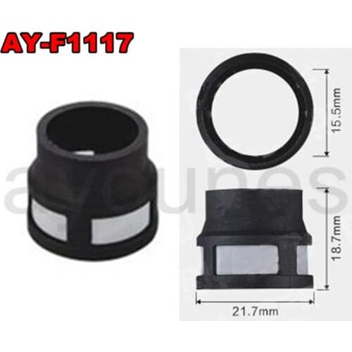 Free Shipping 100pcs Fuel Injector Up Feed Side Filter for Toyota LEVIN/TRUENO 4age #23209-19015 (AY-F1117)