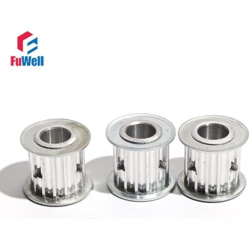 HTD Timing Pulley 5M-15T Gear Belt Pulley 16mm/21mm/27mm Belt Width 5/6/6.35/7/8/10/12mm 15Teeth Synchronous Toothed Pulley