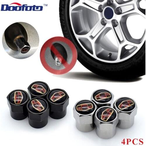 Doofoto 4x Car Valve Caps For Geely Emgrand X7 EC7 Atlas Boyue CK2 GC6 Parts LC Accessories Wheel Tyre Tire Stem Protective Case