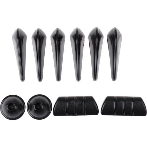 New 10pcs/set Car Styling Rectifying Lowering Wind noise Car Door Protective Sticker Fairing Body Kit For Car Auto Accessories