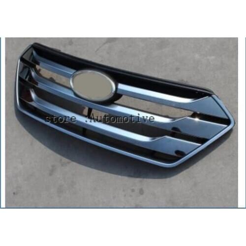 Original ABS Chrome Honey Bumper Mesh Grille ,Front Car Grill Grills For 2013 2014 2015 2016 for HYUNDAI SANTA FE SPORT IX45