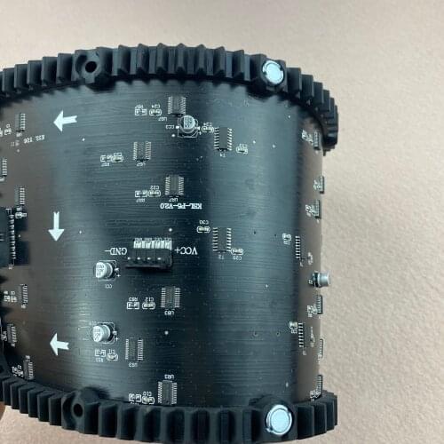 P2 indoor(3 in 1) LED soft flexible display unit 128*64 pixels;256mm*128mm size;Scan Mode:1/32 Scan